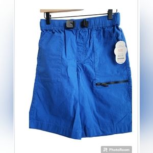 NWT  Wonder Nation Boy’s Blue designer fashion Cargo shorts Size XL(14-16)